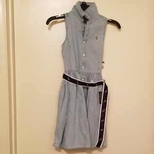 👗Ralph Lauren Sleeveless Girls Dresss